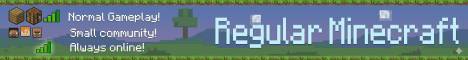 RegularCraft banner RegularCraft Minecraft server banner