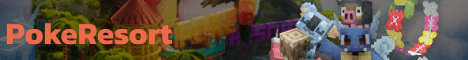 PokeResort banner PokeResort Minecraft server banner