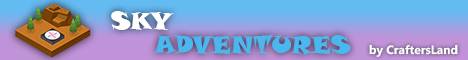 FTB SkyAdventures by CraftersLand banner FTB SkyAdventures by CraftersLand Minecraft server banner