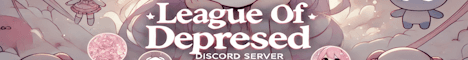 LeagueOfDepressed banner LeagueOfDepressed Minecraft server banner