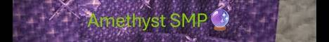 Amethyst SMP banner Amethyst SMP Minecraft server banner