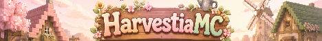 HarvestiaMC banner HarvestiaMC Minecraft server banner