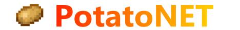 PotatoNET banner PotatoNET Minecraft server banner