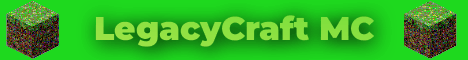LegacyCraft MC banner LegacyCraft MC Minecraft server banner