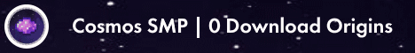 Cosmos SMP banner Cosmos SMP Minecraft server banner