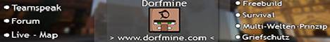 Dorfmine banner Dorfmine Minecraft server banner