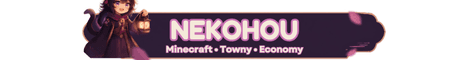 NEKOHOU banner NEKOHOU Minecraft server banner
