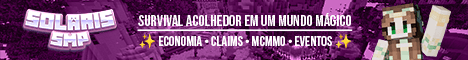 Solaris SMP banner Solaris SMP Minecraft server banner