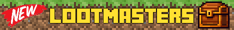 LootMasters banner LootMasters Minecraft server banner