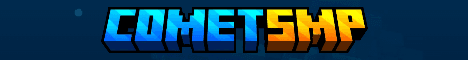 CometSMP banner CometSMP Minecraft server banner