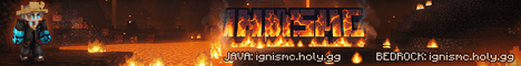 IgnisMc banner IgnisMc Minecraft server banner