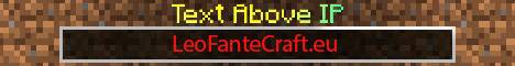LeoFanteCraft banner LeoFanteCraft Minecraft server banner