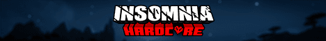 Insomnia Hardcore banner Insomnia Hardcore Minecraft server banner
