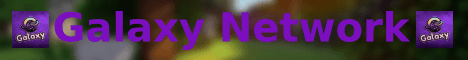 GalaxyNetwork banner GalaxyNetwork Minecraft server banner