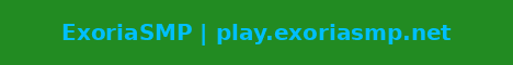 ExoriaSMP banner ExoriaSMP Minecraft server banner