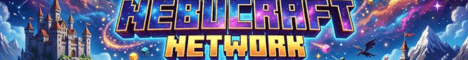 Nebucraft banner Nebucraft Minecraft server banner