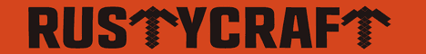 RustyCraft banner RustyCraft Minecraft server banner