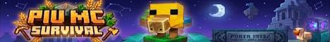 PiuMC banner PiuMC Minecraft server banner
