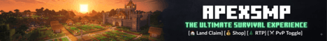 ApexSMP banner ApexSMP Minecraft server banner