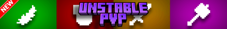 UnstablePvP banner UnstablePvP Minecraft server banner