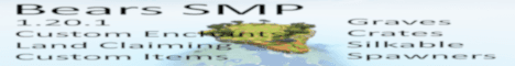 Bears SMP banner Bears SMP Minecraft server banner
