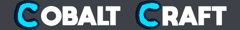 CobaltCraft banner CobaltCraft Minecraft server banner