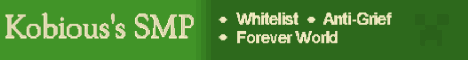 Kobious SMP banner Kobious SMP Minecraft server banner