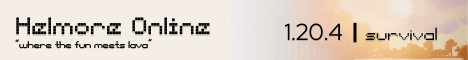 Helmore Online banner Helmore Online Minecraft server banner
