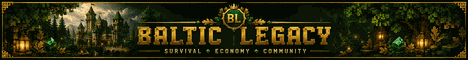 BalticLegacy banner BalticLegacy Minecraft server banner