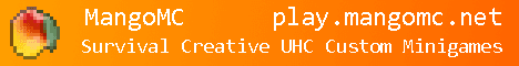 MangoMC banner MangoMC Minecraft server banner
