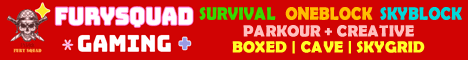 FurySquadMC banner FurySquadMC Minecraft server banner