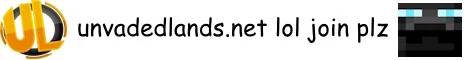 UnvadedLands banner UnvadedLands Minecraft server banner
