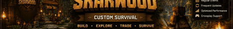 SkarWood banner SkarWood Minecraft server banner