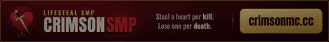 CrimsonMC banner CrimsonMC Minecraft server banner