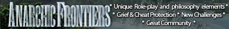 Anarchic Frontiers banner Anarchic Frontiers Minecraft server banner