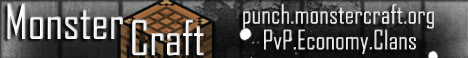 MonsterCraft banner MonsterCraft Minecraft server banner