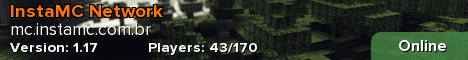 InstaMC banner InstaMC Minecraft server banner