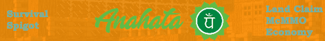 Anahata banner Anahata Minecraft server banner
