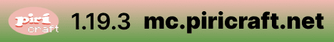 piricraft banner piricraft Minecraft server banner
