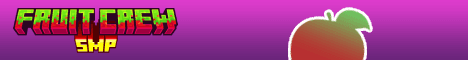 Fruit Crew SMP banner Fruit Crew SMP Minecraft server banner