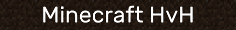 Minecraft HvH banner Minecraft HvH Minecraft server banner