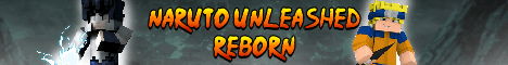 Naruto Unleashed Reborn (NUR) banner Naruto Unleashed Reborn (NUR) Minecraft server banner