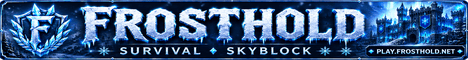 Frosthold banner Frosthold Minecraft server banner