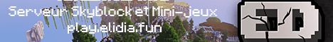 Elidia banner Elidia Minecraft server banner