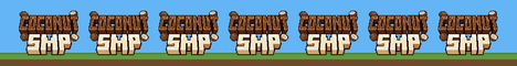 CoconutSMP banner CoconutSMP Minecraft server banner