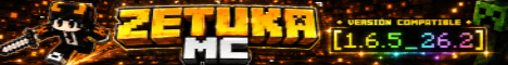 Zetuka Mc banner Zetuka Mc Minecraft server banner