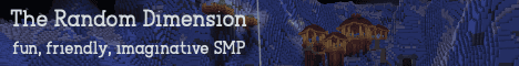 The Random Dimension banner The Random Dimension Minecraft server banner