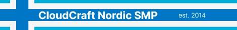 CloudCraft Nordic SMP banner CloudCraft Nordic SMP Minecraft server banner