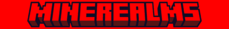 MineRealms banner MineRealms Minecraft server banner