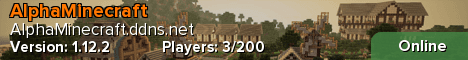 MR-Alpha banner MR-Alpha Minecraft server banner